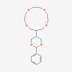 1,4,7,10-Tetraoxacyclotridecane, 12-(2-phenyl-1,3-dioxan-5-yl)-