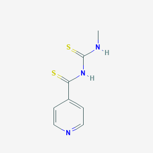 molecular formula C8H9N3S2 B14332580 N-(Methylcarbamothioyl)pyridine-4-carbothioamide CAS No. 105354-29-8