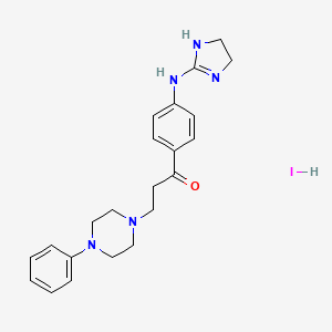 4'-(2-Imidazolin-2-ylamino)-3-(4-phenyl-1-piperazinyl)propiophenone hydriodide