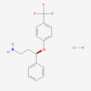 B143326 (R)-3-Phenyl-3-(4-trifluoromethyl-phenoxy)-propylamine hydrochloride CAS No. 138614-32-1