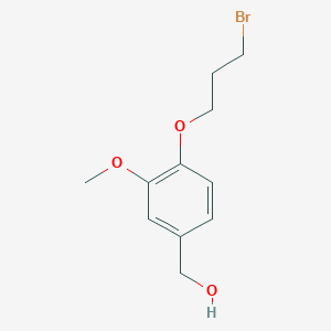 [4-(3-Bromopropoxy)-3-methoxyphenyl]methanol