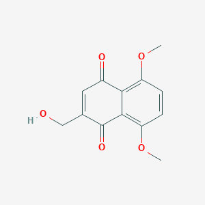 1,4-Naphthalenedione, 2-(hydroxymethyl)-5,8-dimethoxy-