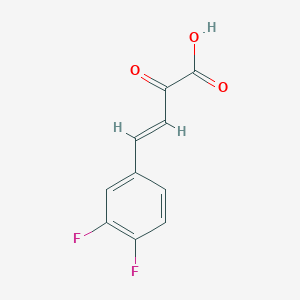 molecular formula C10H6F2O3 B1433263 4-(3,4-Difluorophenyl)-2-oxobut-3-enoic acid CAS No. 1807901-46-7