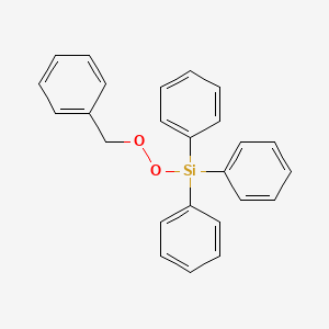 molecular formula C25H22O2Si B14332635 (Benzylperoxy)(triphenyl)silane CAS No. 96663-17-1