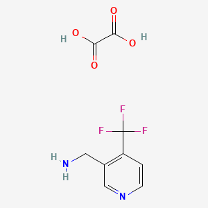 molecular formula C9H9F3N2O4 B1433264 C-(4-Trifluoromethyl-pyridin-3-yl)-methylamine oxalate CAS No. 1187930-48-8