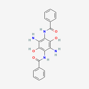 N-(2,5-diamino-4-benzamido-3,6-dihydroxyphenyl)benzamide