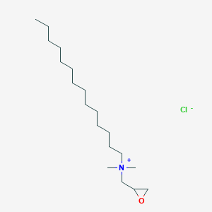 N,N-Dimethyl-N-[(oxiran-2-yl)methyl]tetradecan-1-aminium chloride