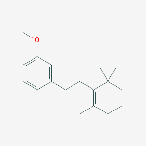 1-Methoxy-3-[2-(2,6,6-trimethylcyclohex-1-en-1-yl)ethyl]benzene