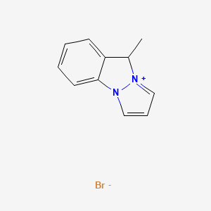 9-Methyl-9H-pyrazolo[1,2-a]indazol-10-ium bromide