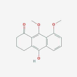 10-Hydroxy-8,9-dimethoxy-3,4-dihydroanthracen-1(2H)-one