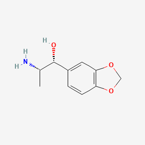 molecular formula C10H13NO3 B1433270 (1R,2S)-2-amino-1-(2H-1,3-benzodioxol-5-yl)propan-1-ol CAS No. 188649-92-5