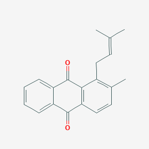 2-Methyl-1-(3-methylbut-2-en-1-yl)anthracene-9,10-dione