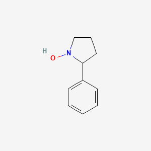 molecular formula C10H13NO B14332708 2-Phenylpyrrolidin-1-ol CAS No. 99075-08-8