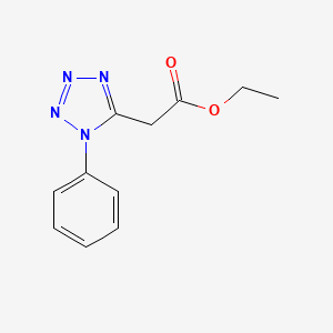 molecular formula C11H12N4O2 B14332709 Ethyl (1-phenyl-1H-tetrazol-5-yl)acetate CAS No. 102877-88-3