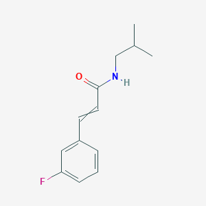 3-(3-Fluorophenyl)-N-(2-methylpropyl)prop-2-enamide