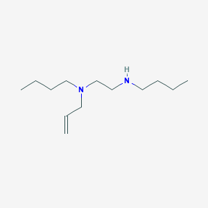 molecular formula C13H28N2 B14332755 N~1~,N~2~-Dibutyl-N~1~-(prop-2-en-1-yl)ethane-1,2-diamine CAS No. 104209-35-0