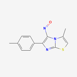 3-Methyl-6-(4-methylphenyl)-5-nitrosoimidazo[2,1-b][1,3]thiazole