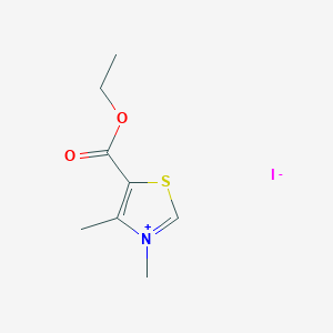 5-(Ethoxycarbonyl)-3,4-dimethyl-1,3-thiazol-3-ium iodide