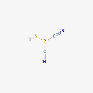 molecular formula C2HN2PS B14332766 Phosphorodicyanidothious acid CAS No. 105666-73-7