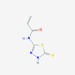 N-(5-Sulfanylidene-4,5-dihydro-1,3,4-thiadiazol-2-yl)prop-2-enamide