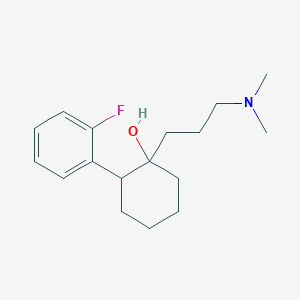 1-[3-(Dimethylamino)propyl]-2-(2-fluorophenyl)cyclohexan-1-ol