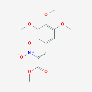 Methyl 2-nitro-3-(3,4,5-trimethoxyphenyl)prop-2-enoate