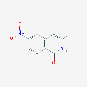 molecular formula C10H8N2O3 B1433284 3-Methyl-6-nitro-2H-isoquinolin-1-one CAS No. 1965308-81-9