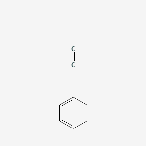 (2,5,5-Trimethylhex-3-yn-2-yl)benzene