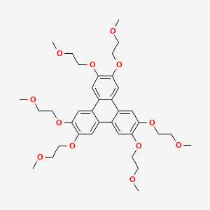 molecular formula C36H48O12 B14332855 2,3,6,7,10,11-Hexakis(2-methoxyethoxy)triphenylene CAS No. 105643-93-4