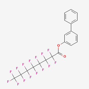 [1,1'-Biphenyl]-3-yl pentadecafluorooctanoate