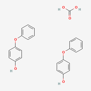 molecular formula C25H22O7 B14332921 Carbonic acid;4-phenoxyphenol CAS No. 104752-05-8