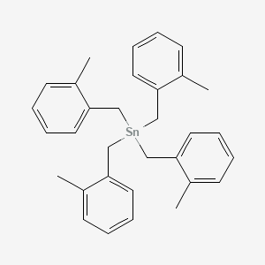 molecular formula C32H36Sn B14332943 Tetrakis[(2-methylphenyl)methyl]stannane CAS No. 108593-81-3