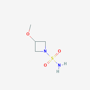 molecular formula C4H10N2O3S B1433297 3-Methoxyazetidine-1-sulfonamide CAS No. 1427081-07-9