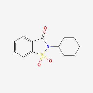 1,2-Benzisothiazol-3(2H)-one, 2-(2-cyclohexen-1-yl)-, 1,1-dioxide