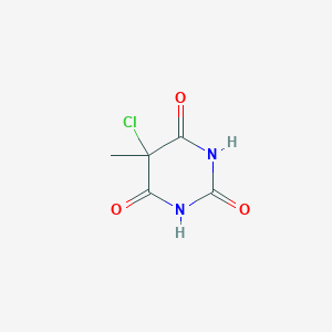 molecular formula C5H5ClN2O3 B14333063 2,4,6(1H,3H,5H)-Pyrimidinetrione, 5-chloro-5-methyl- CAS No. 110815-43-5