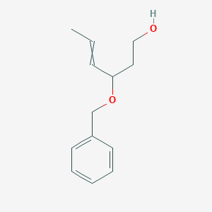 3-(Benzyloxy)hex-4-en-1-ol