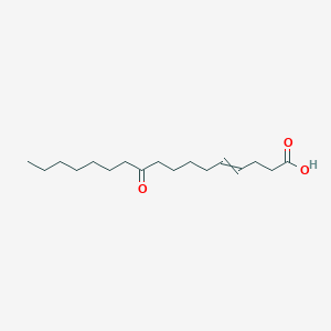 10-Oxoheptadec-4-enoic acid