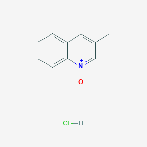molecular formula C10H10ClNO B1433310 3-Methylquinolin-1-ium-1-olate hydrochloride CAS No. 1195237-15-0
