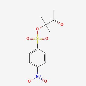 2-Methyl-3-oxobutan-2-yl 4-nitrobenzene-1-sulfonate