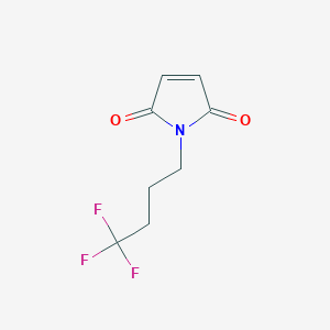molecular formula C8H8F3NO2 B1433313 1-(4,4,4-trifluorobutyl)-2,5-dihydro-1H-pyrrole-2,5-dione CAS No. 1553221-45-6