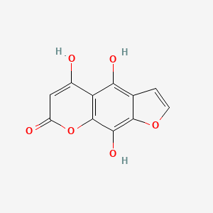 4,5,9-Trihydroxy-7H-furo[3,2-g][1]benzopyran-7-one