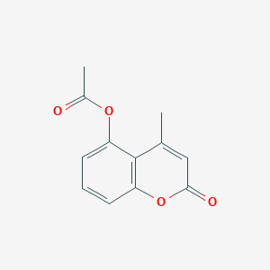 4-Methyl-2-oxo-2H-1-benzopyran-5-yl acetate