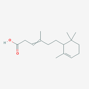 4-Methyl-6-(2,6,6-trimethylcyclohex-2-en-1-yl)hex-3-enoic acid