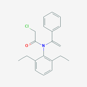 2-Chloro-N-(2,6-diethylphenyl)-N-(1-phenylethenyl)acetamide