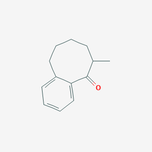 molecular formula C13H16O B14333230 6-Methyl-7,8,9,10-tetrahydrobenzo[8]annulen-5(6H)-one CAS No. 106298-95-7