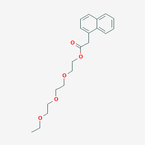 molecular formula C20H26O5 B14333236 2-[2-(2-Ethoxyethoxy)ethoxy]ethyl (naphthalen-1-yl)acetate CAS No. 106644-38-6