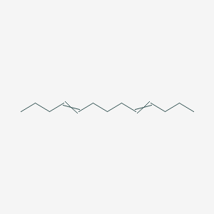 molecular formula C13H24 B14333248 Trideca-4,9-diene CAS No. 104645-54-7