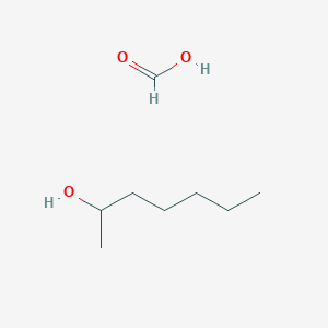 molecular formula C8H18O3 B14333286 Formic acid;heptan-2-ol CAS No. 103884-53-3