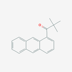 molecular formula C19H18O B14333287 1-(Anthracen-1-YL)-2,2-dimethylpropan-1-one CAS No. 109690-73-5