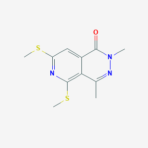 2,4-Dimethyl-5,7-bis(methylsulfanyl)pyrido[3,4-d]pyridazin-1(2H)-one